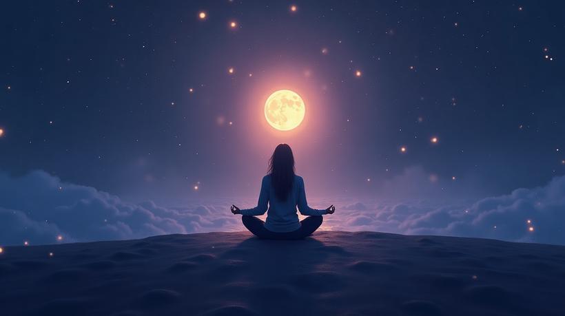 Meditation und innere Ruhe im Klartraum
